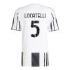 Jalkapallo Fanipaita Juventus Locatelli 5 Kotipelipaita 2025-26